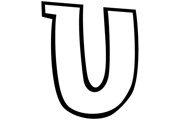 Bold Black Letter U