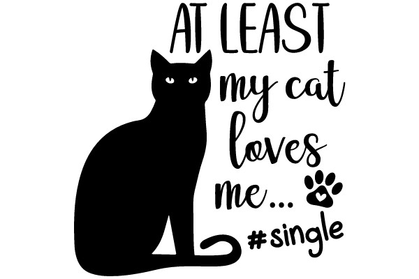 At Least My Cat Loves Me... #SingleCat