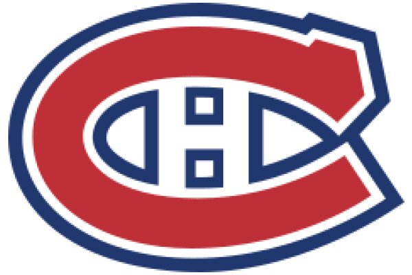 Vibrant Red and Blue Logo of the Montreal Canadiens