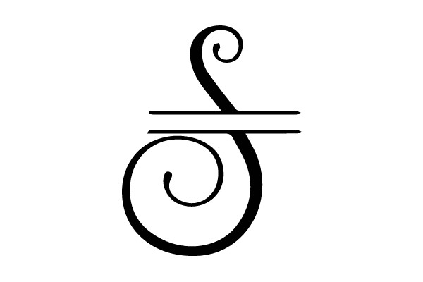 Intricate Monochrome Swirl Design
