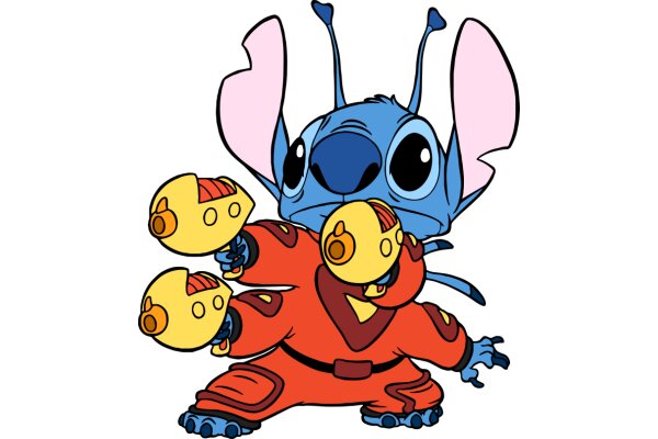 An Alien Adventure: The Blue and Pink Eared Character's Journey