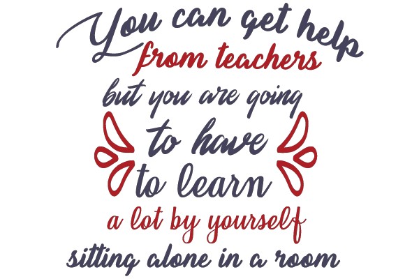 Self-Discovery and Independence in Learning