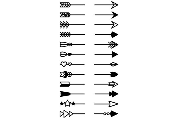 A Collection of Arrows and Symbols