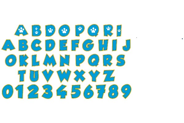 Letter and Number Stickers