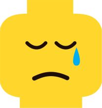 A Yellow Emoji with a Sad Expression and a Tear Drop