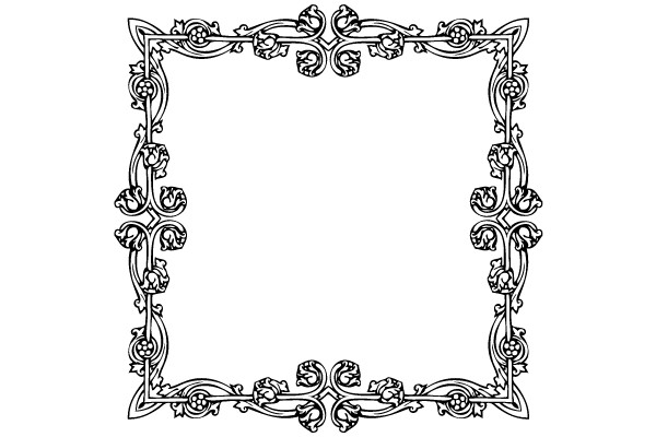 Vintage Flourish Frame