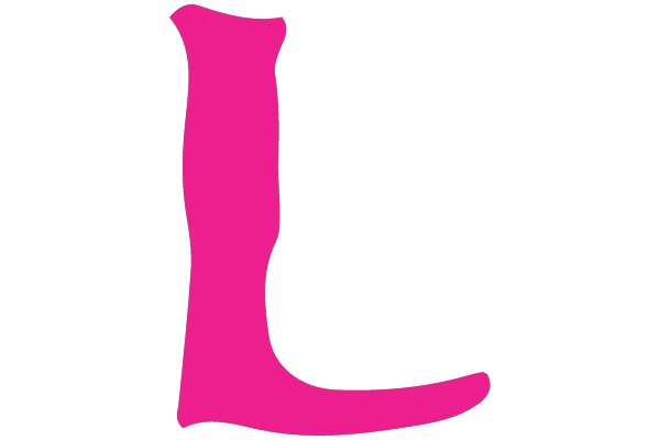 Bold Pink 'L' Shape