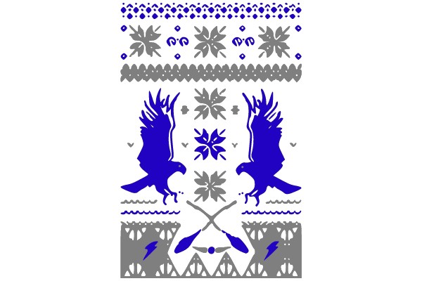 Winter Birds and Paddles Ugly Sweater Pattern