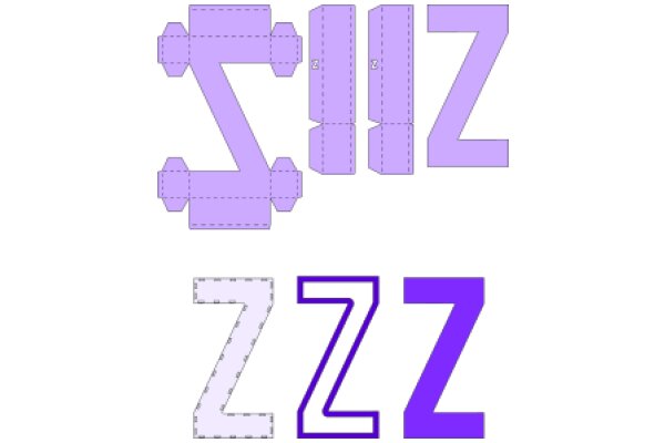 Exploring the Art of Typography: A Purple Alphabet