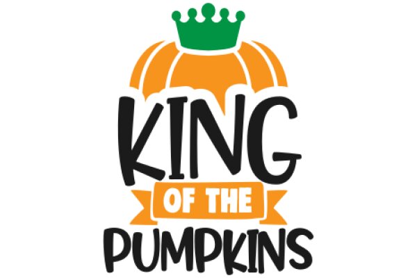 King of the Pumpkins: A Playful Logo for a Pumpkin-themed Brand or Event