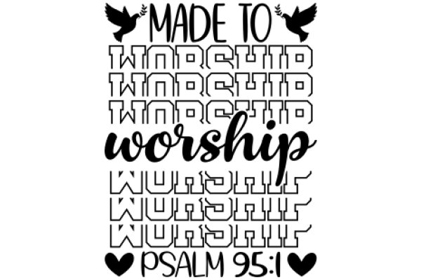 Made to Worship: A Bible Verse Quote