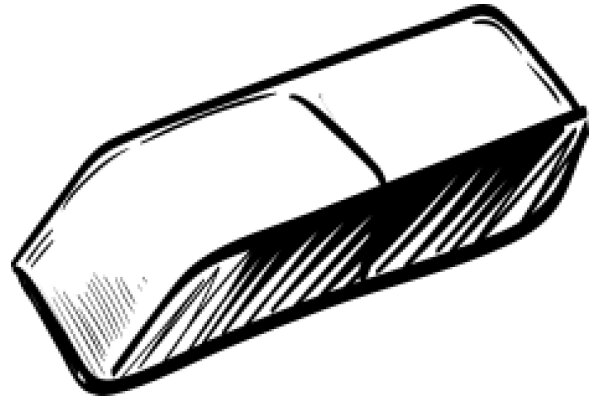 A Simple Line Drawing of a Rectangular Object
