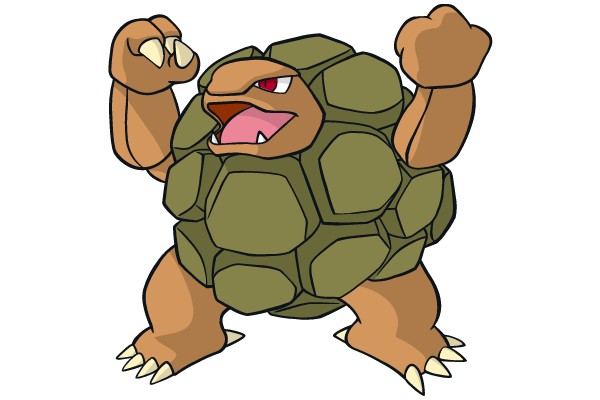 Tortoise on a Glittery Background