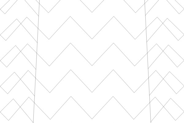 Template Size Confirmation for Chevron Pattern