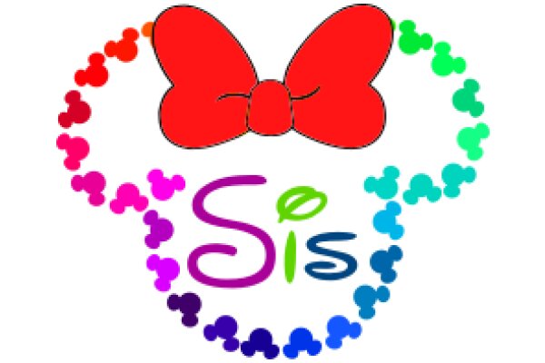 Colorful Butterfly Logo with the Word 'Sis' in a Circular Design