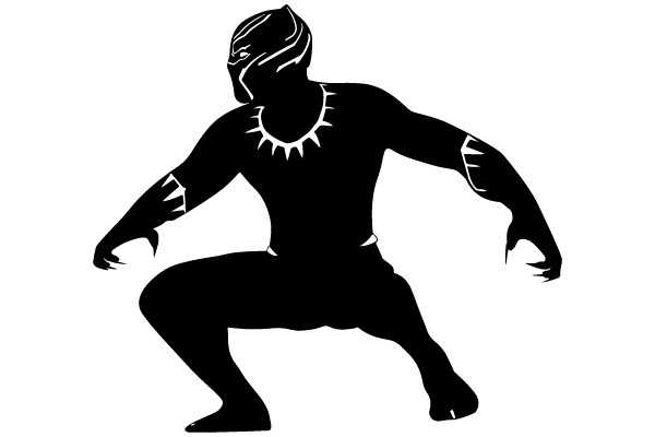 Black Panther in Stance