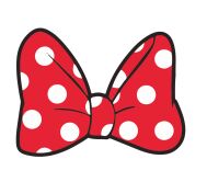 Vibrant Red Bow with White Polka Dots