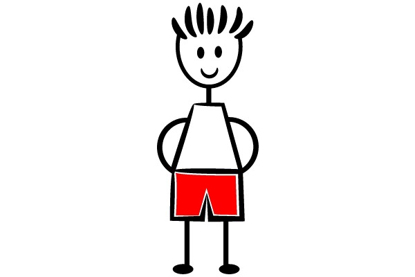 Happy Stick Figure