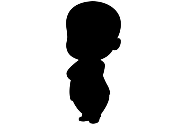 A Silhouette of a Cartoon Character