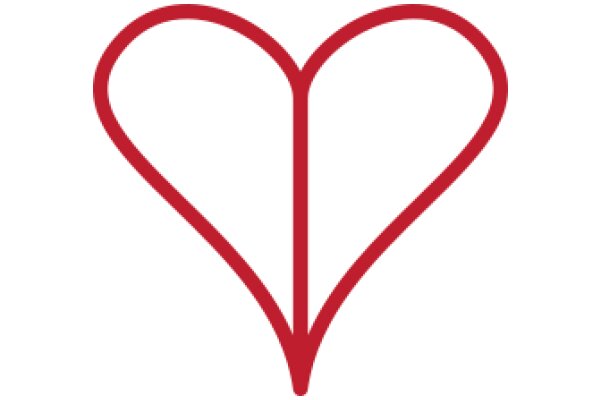 Simplistic Red Heart Logo