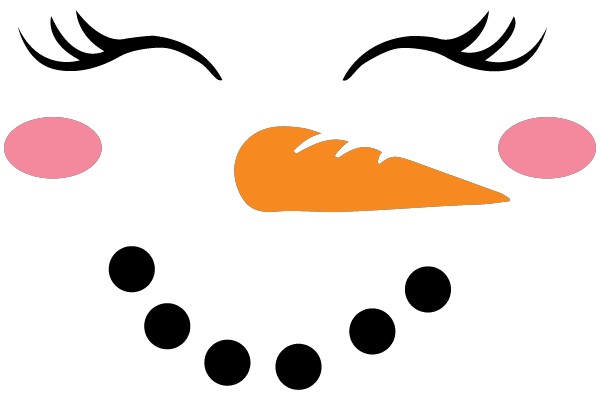 Winter Whimsy: The Joyful Snowman.