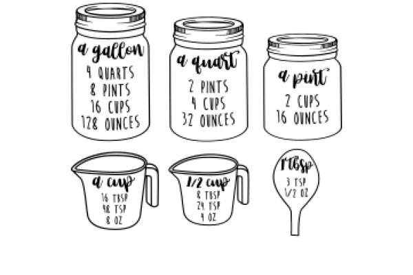 A Collection of Mason Jar Measurements