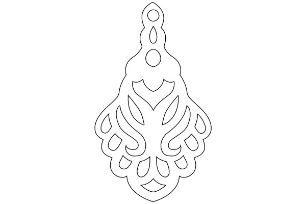 Abstract Heart-Shaped Design