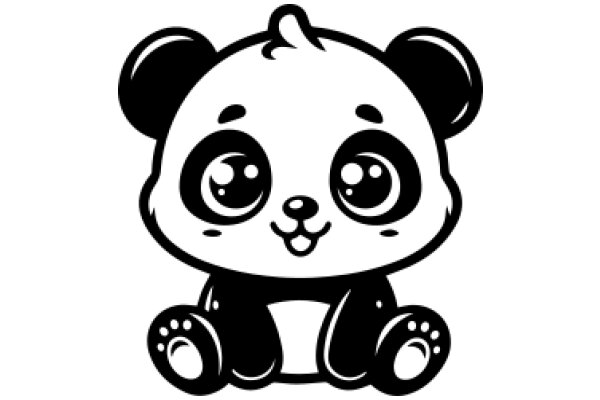 Adorable Panda Sticker