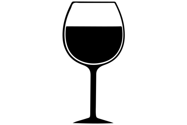 Simplistic Wine Glass Icon