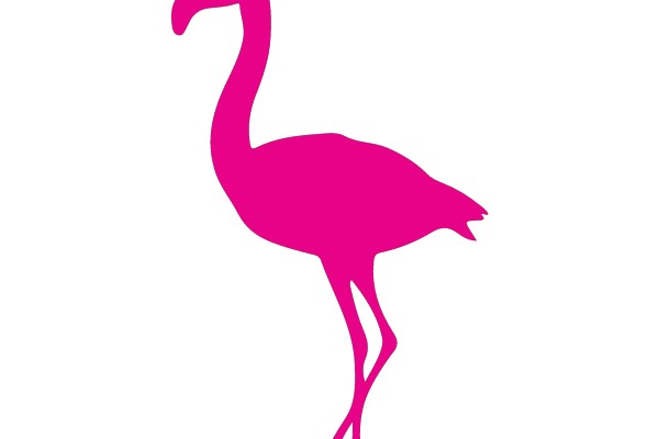 Pink Flamingo Silhouette