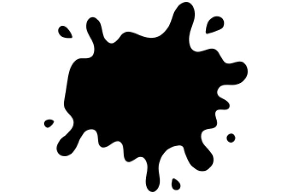 Ink Splatter Art: A Abstract Design