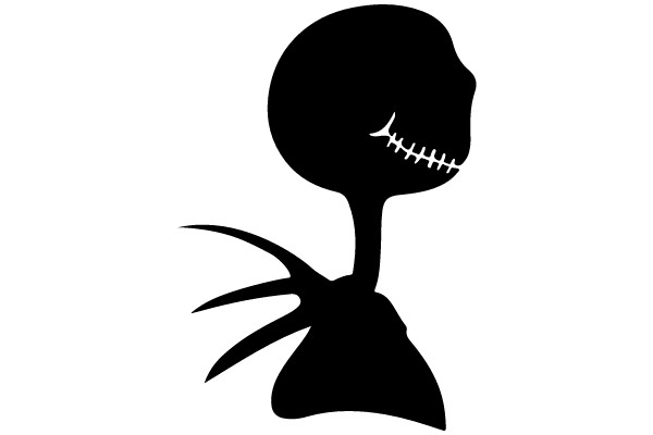 Skull with Winged Base