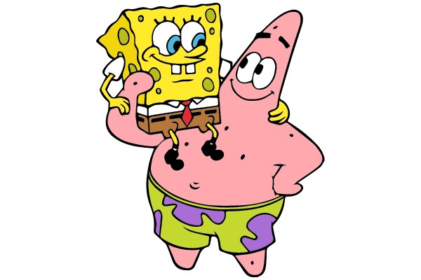 Surf's Up, SpongeBob and Patrick!