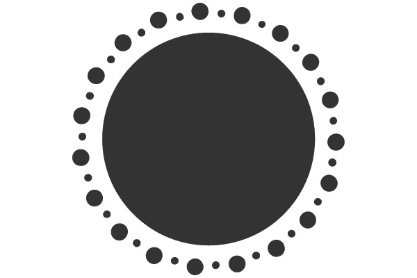 A Concentric Circle of Dots