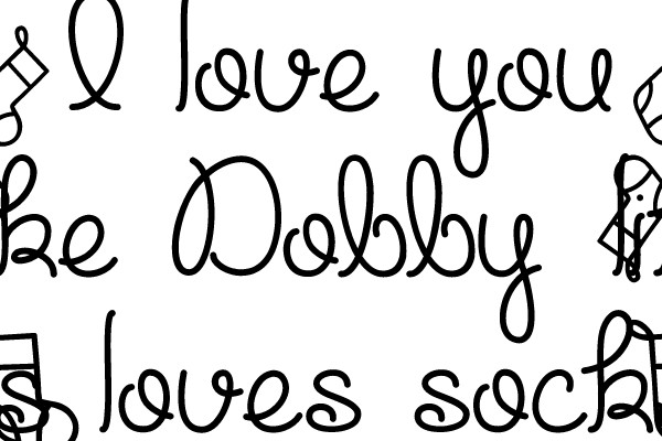 I Love You Like Dobby Loves Socks