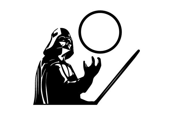 Darth Vader with Floating Sphere