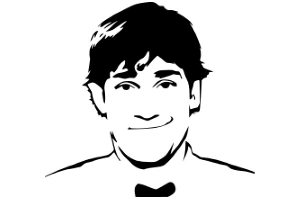 A Silhouette of a Smiling Man