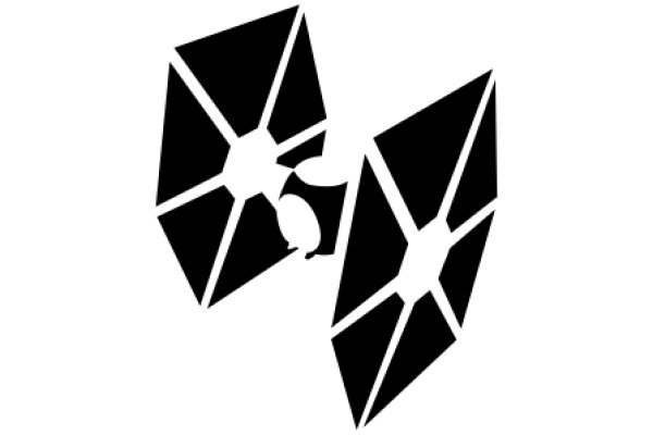Stylish Black Star Wars Logo