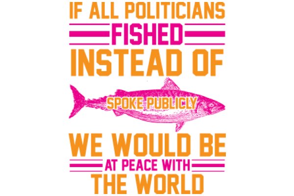 Politicians' Call to Action: 'If All Politicians Fished Instead of Spoke Publicly, We Would Be at Peace with the World'