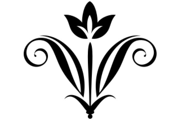 Stylized Flower Design: A Artwork