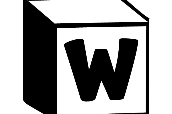 Block with the Letter 'W'