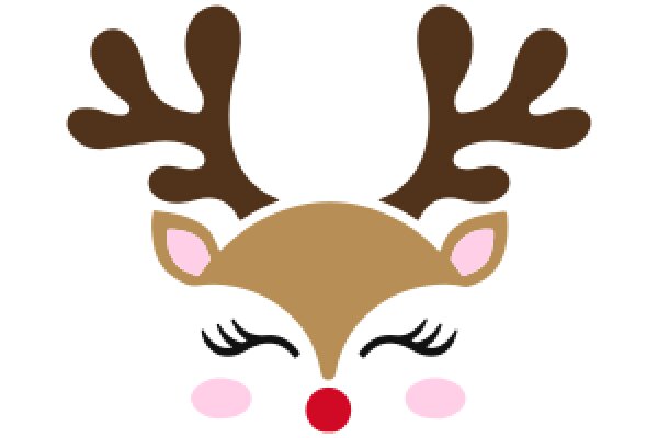 A Festive Reindeer Emoji: A Holiday-Themed Graphic Design