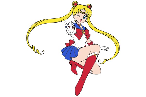 Chibi Sailor Moon: The Peaceful Salute