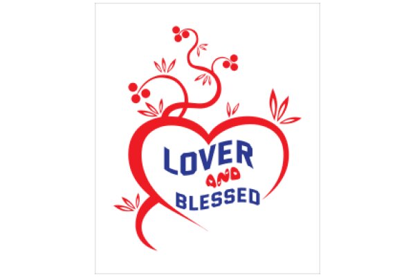 Love and Blessed: A Graphic Design of Affection and Good Wishes