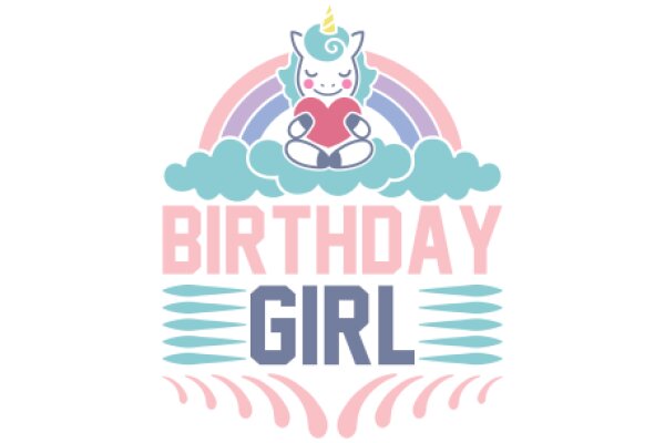 Birthday Girl: A Colorful Celebration of Unicorns and Rainbows