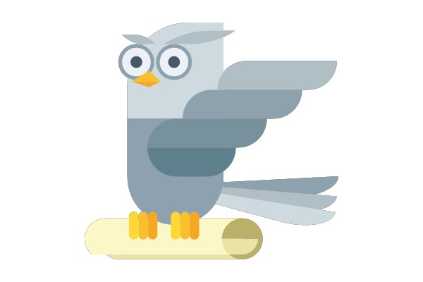 Owl on a Log