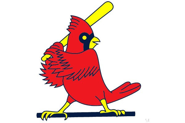 Baseball Bird: A Cartoon Clip Art