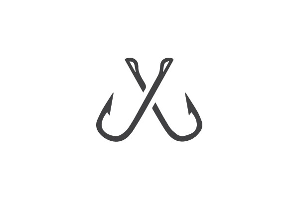 Intersecting Fishing Hooks