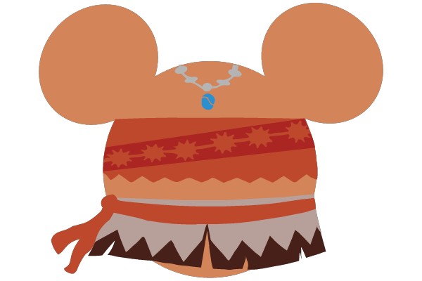 Stylish Southwestern-Inspired Outfit Clip Art