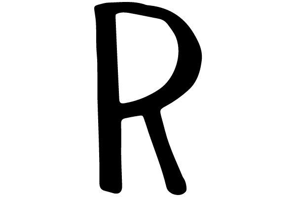 Upper Case Letter R